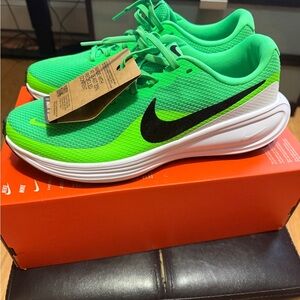 Nike Green and Black Athletic Shoes